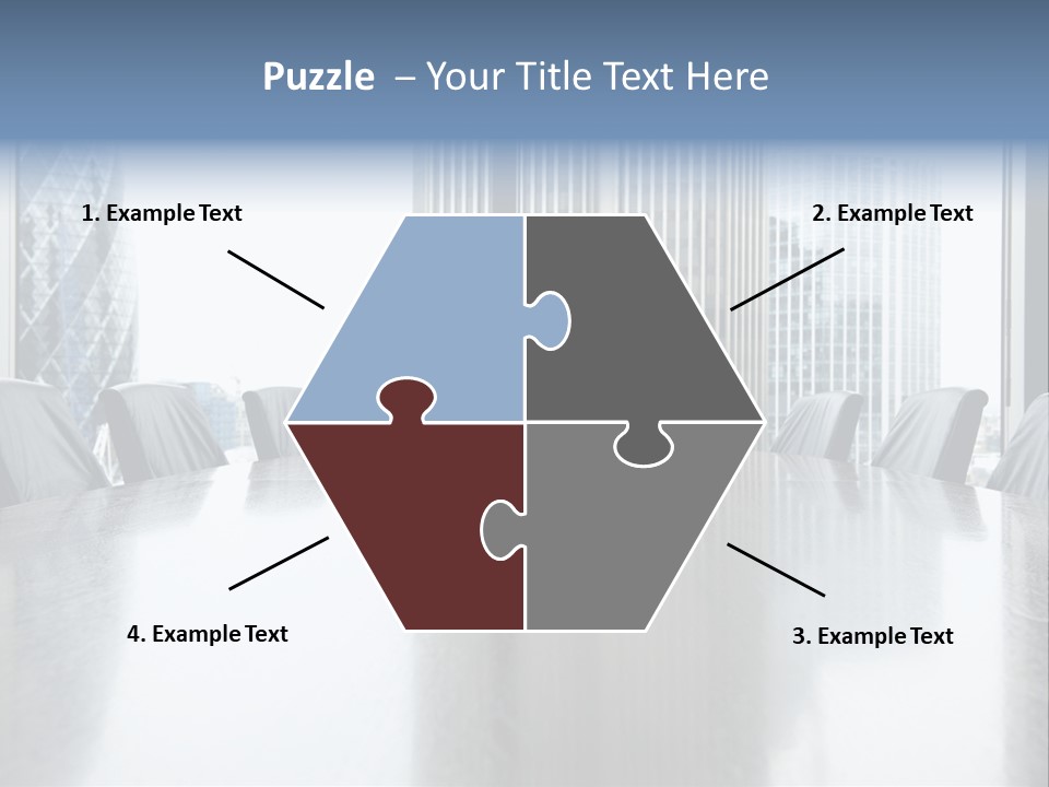 Empty Conference Reflection PowerPoint Template