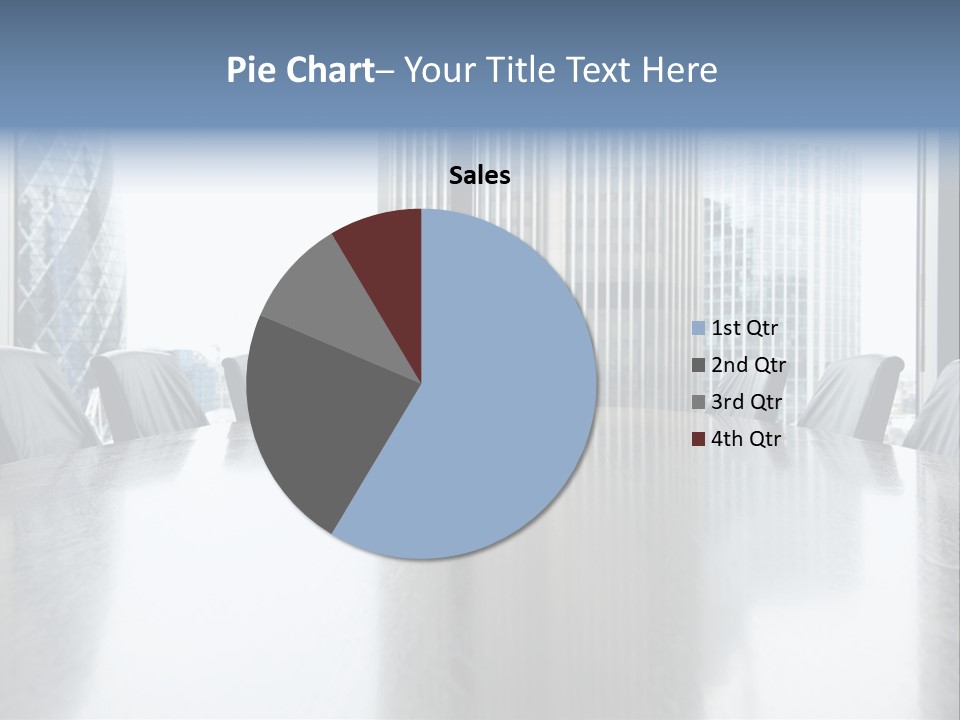 Empty Conference Reflection PowerPoint Template