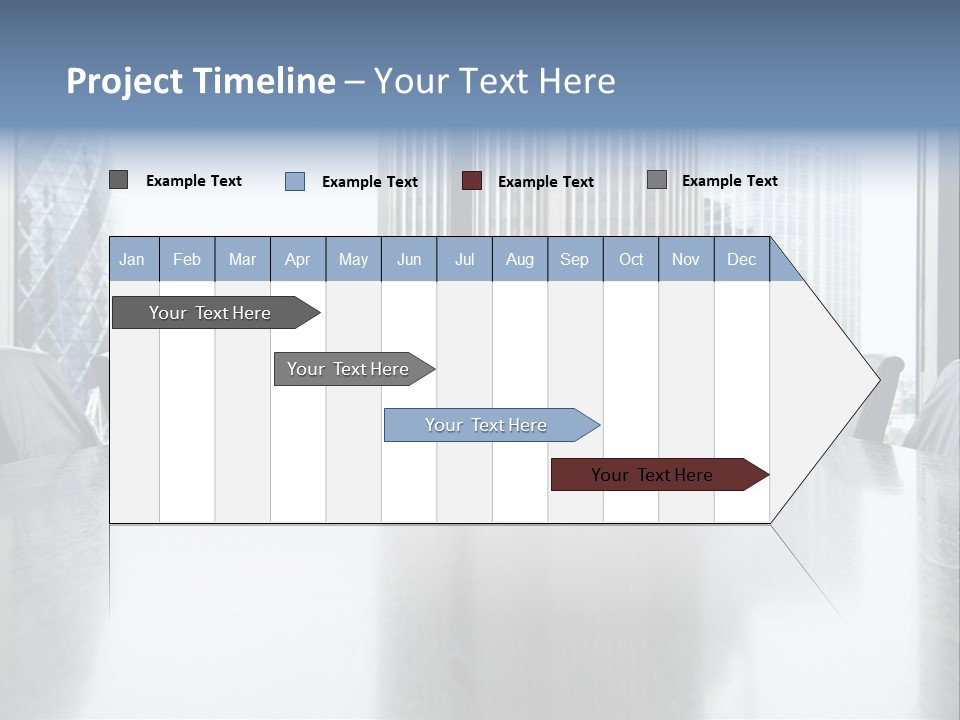 Empty Conference Reflection PowerPoint Template