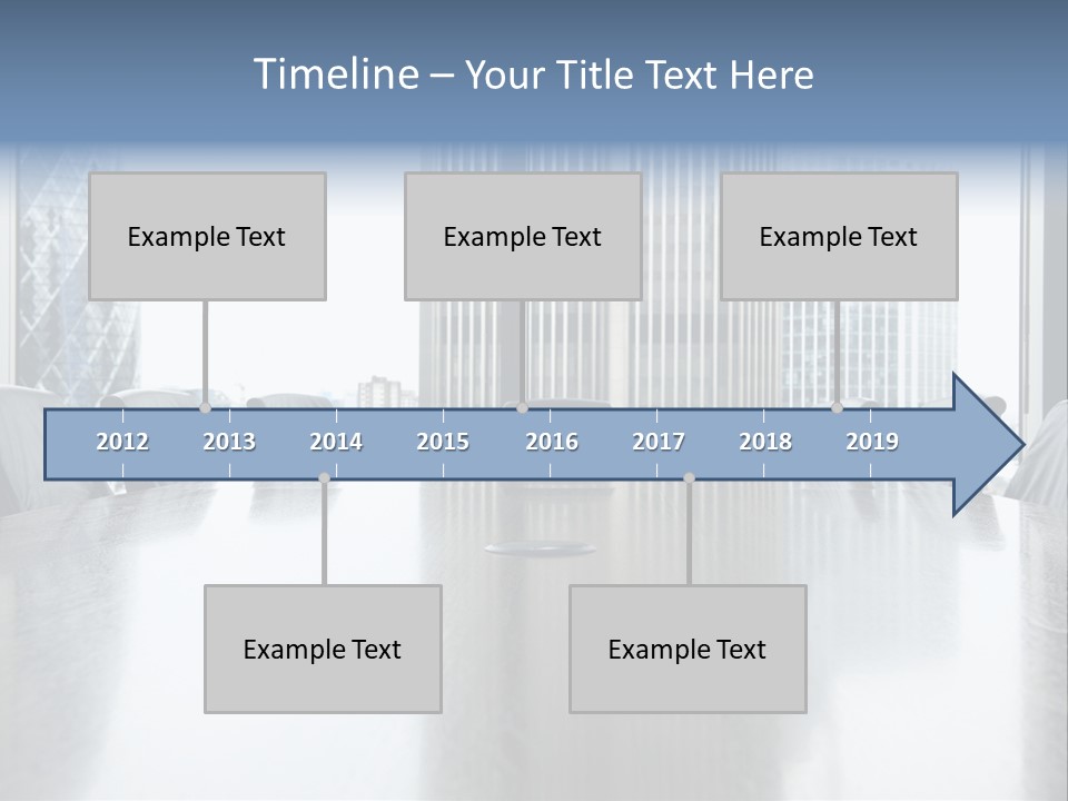 Empty Conference Reflection PowerPoint Template
