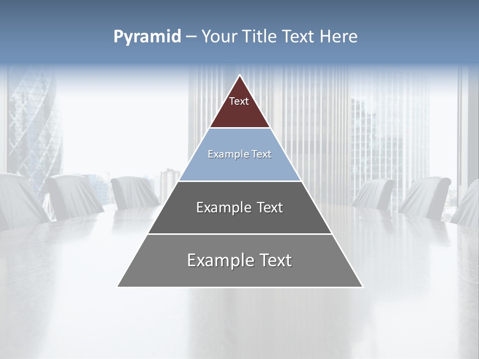Empty Conference Reflection PowerPoint Template