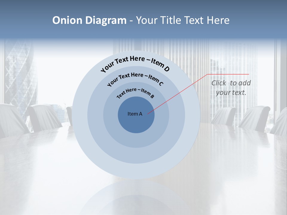 Empty Conference Reflection PowerPoint Template