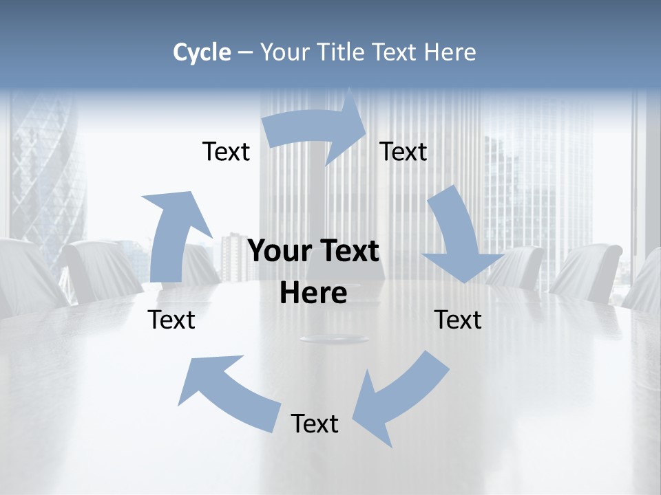Empty Conference Reflection PowerPoint Template