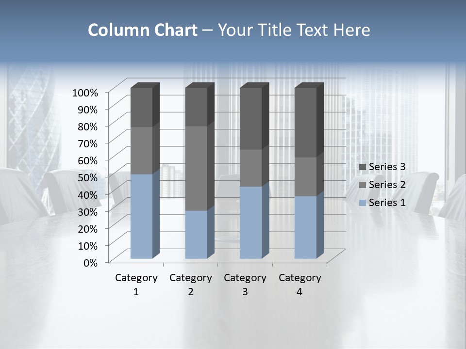 Empty Conference Reflection PowerPoint Template
