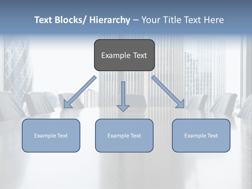 Empty Conference Reflection PowerPoint Template