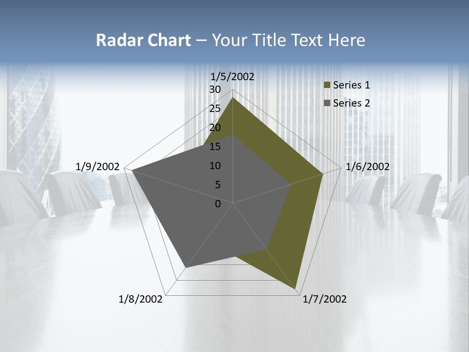 Empty Conference Reflection PowerPoint Template