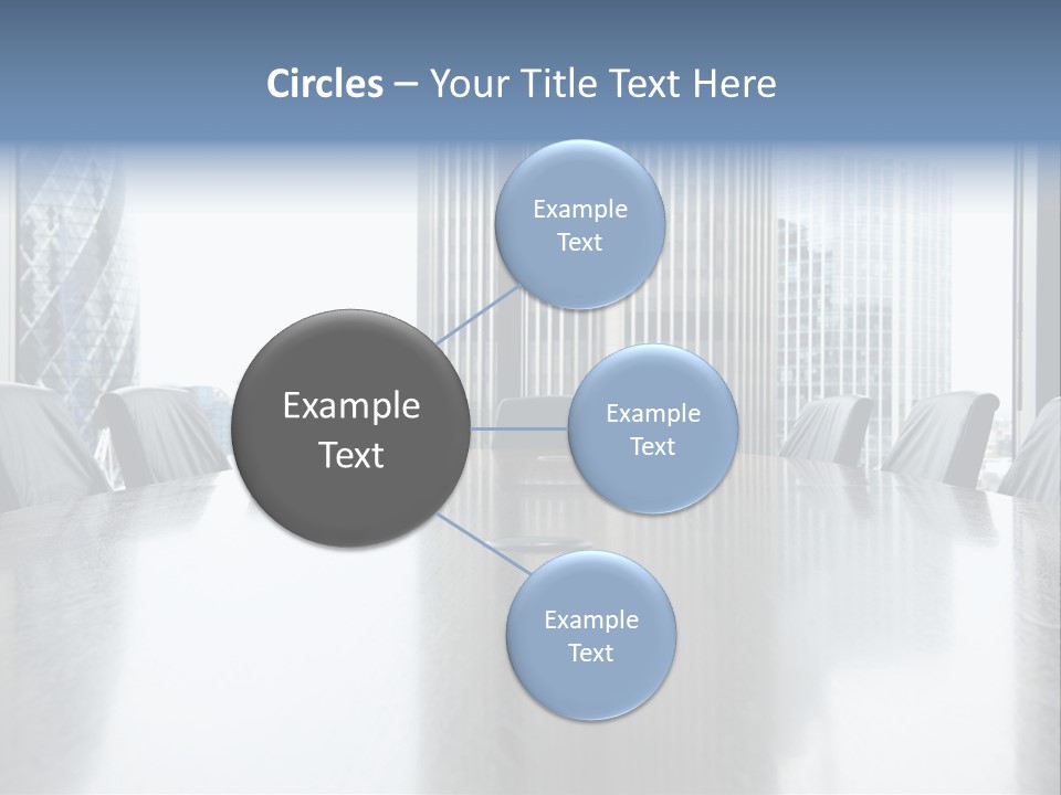 Empty Conference Reflection PowerPoint Template