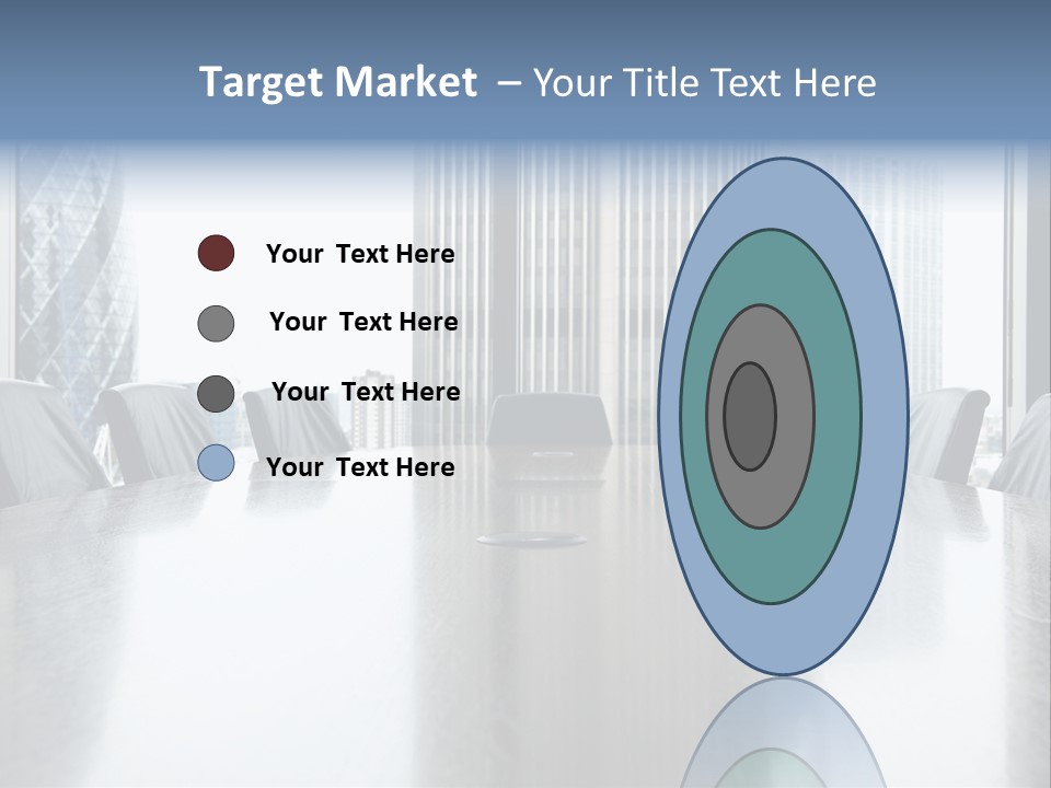 Empty Conference Reflection PowerPoint Template