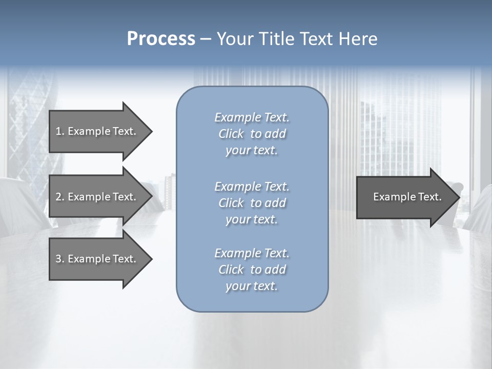 Empty Conference Reflection PowerPoint Template