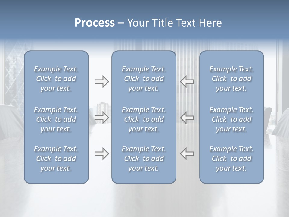 Empty Conference Reflection PowerPoint Template