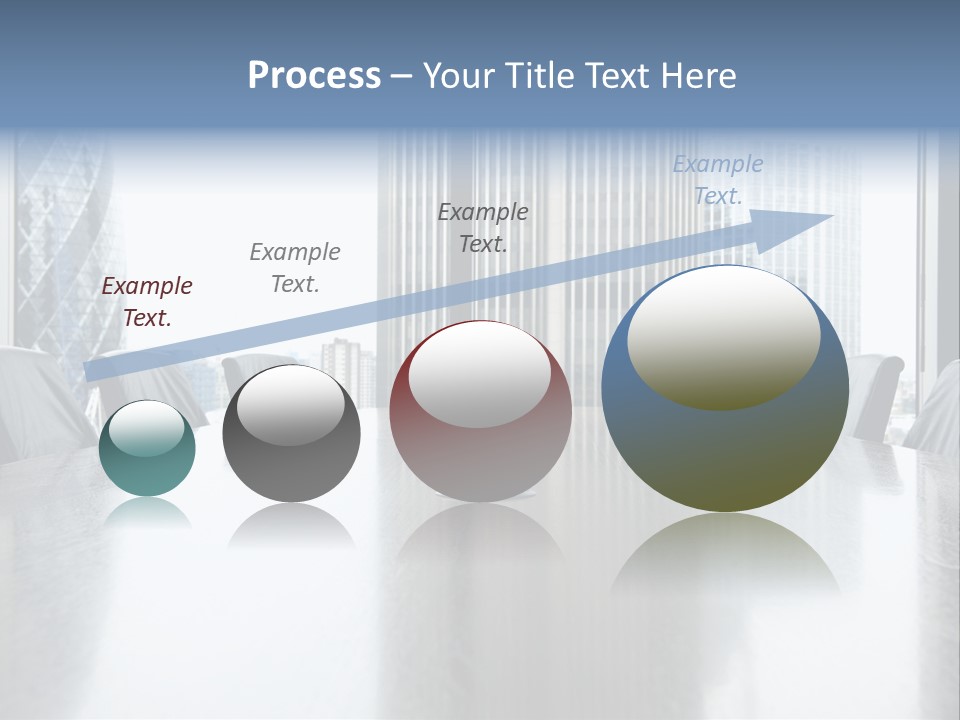 Empty Conference Reflection PowerPoint Template