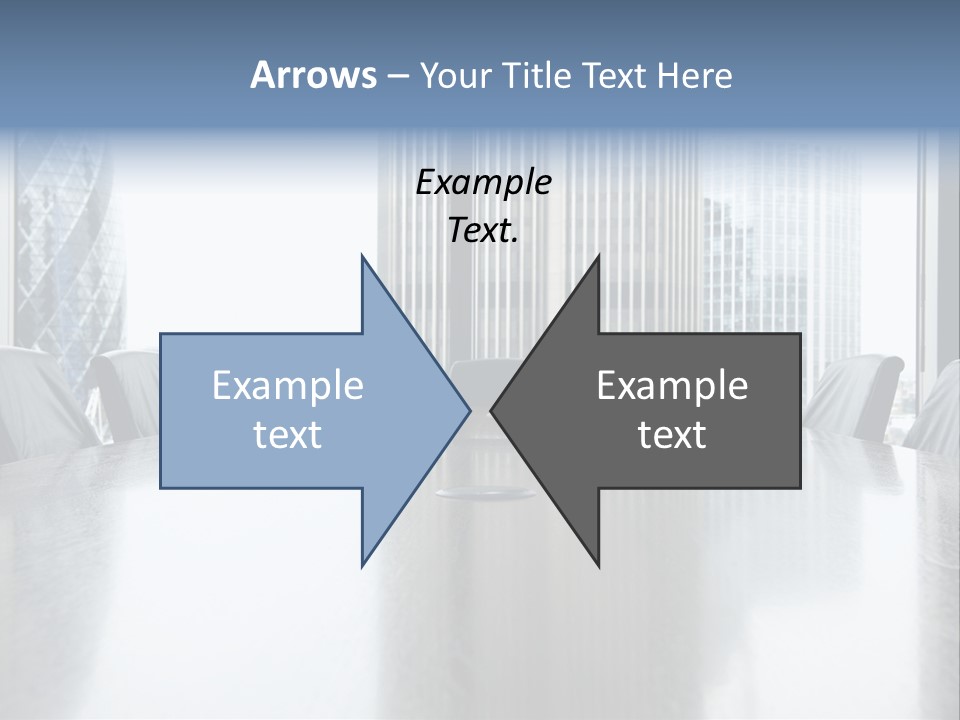 Empty Conference Reflection PowerPoint Template