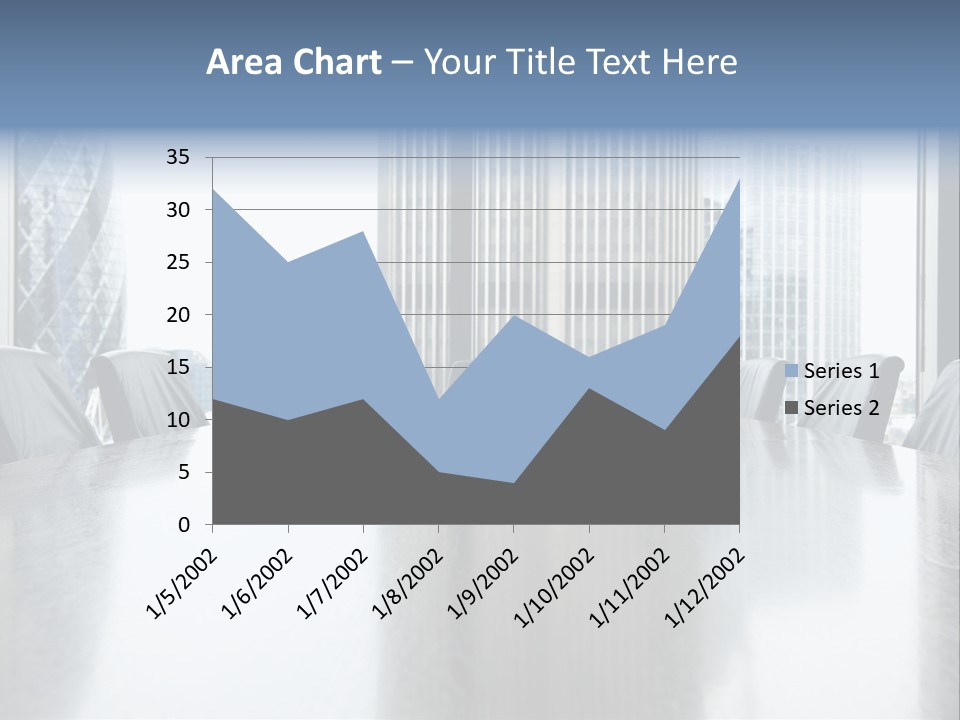 Empty Conference Reflection PowerPoint Template