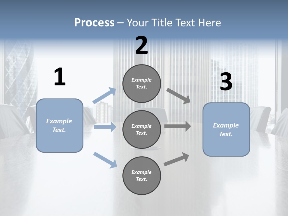 Empty Conference Reflection PowerPoint Template