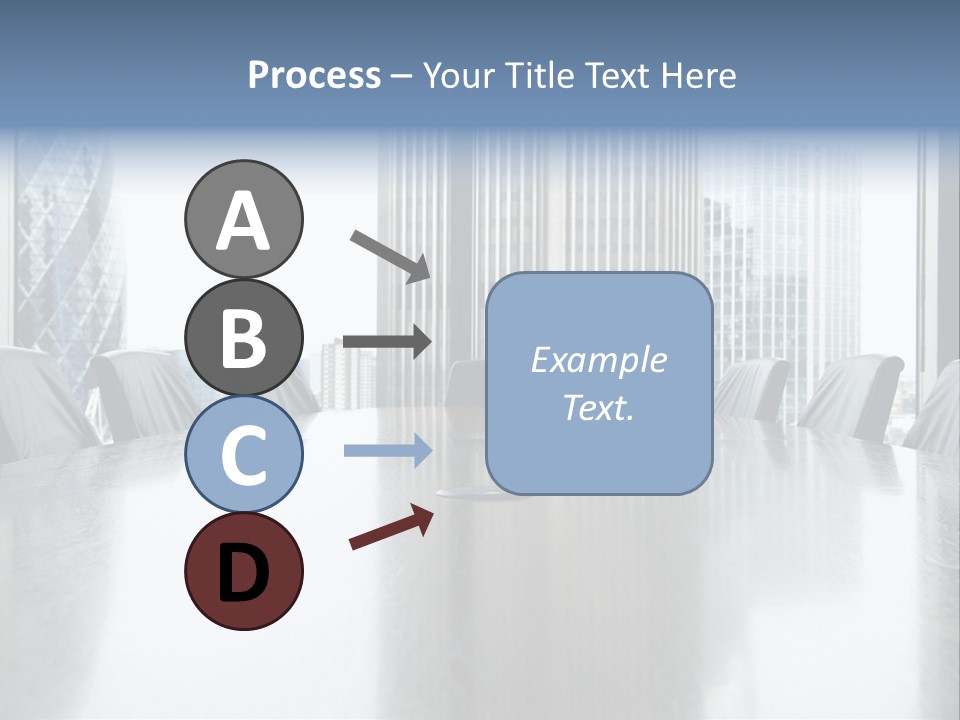 Empty Conference Reflection PowerPoint Template