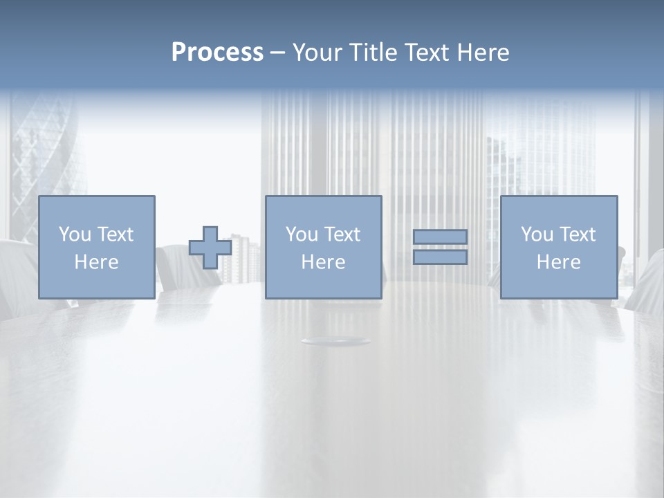 Empty Conference Reflection PowerPoint Template