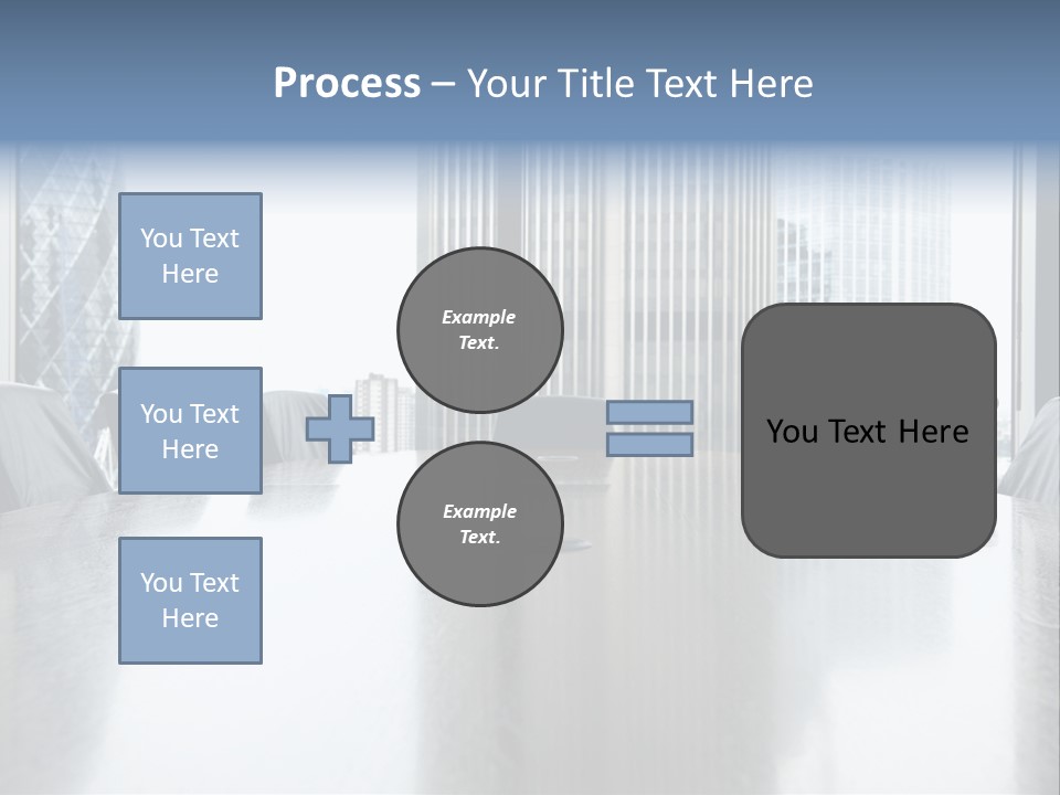 Empty Conference Reflection PowerPoint Template