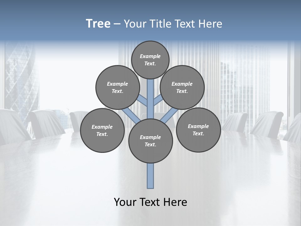 Empty Conference Reflection PowerPoint Template