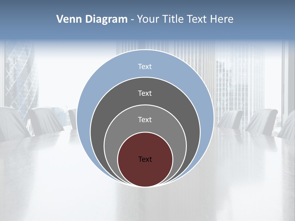 Empty Conference Reflection PowerPoint Template