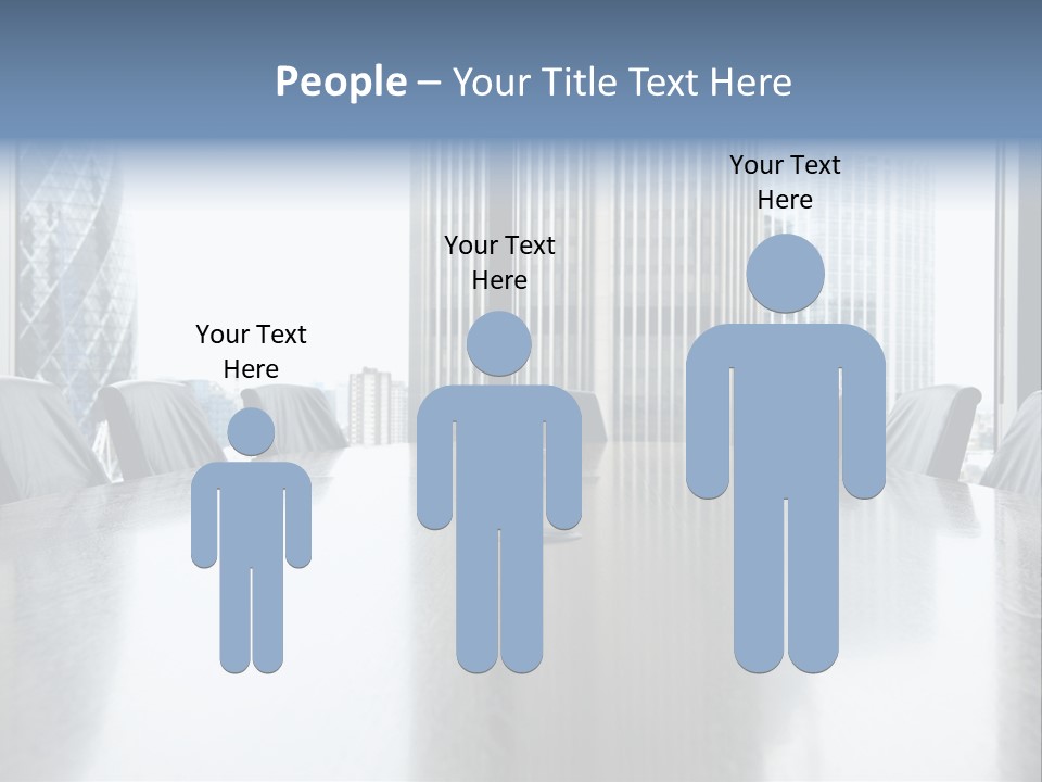 Empty Conference Reflection PowerPoint Template