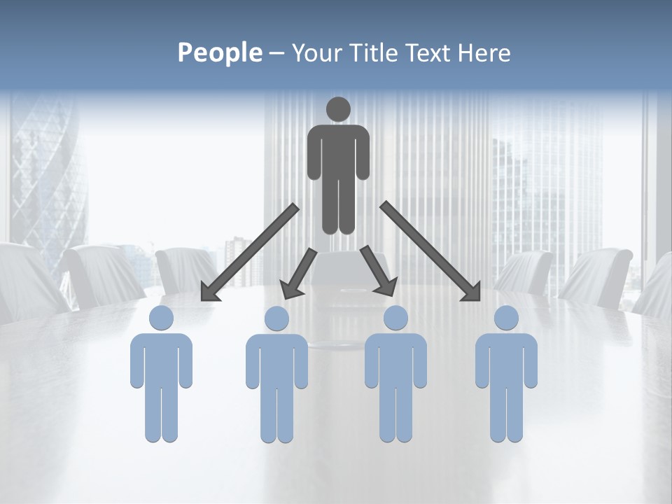 Empty Conference Reflection PowerPoint Template