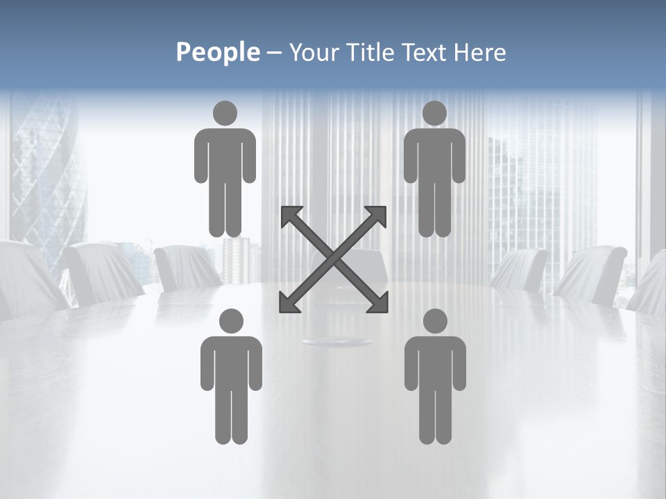 Empty Conference Reflection PowerPoint Template