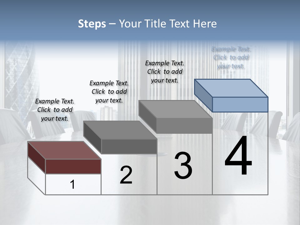 Empty Conference Reflection PowerPoint Template