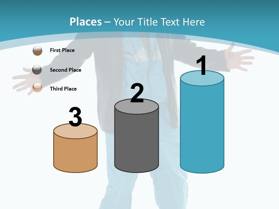 Trendy Bizarre Man PowerPoint Template