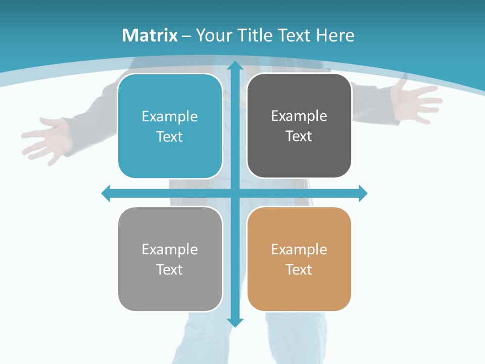 Trendy Bizarre Man PowerPoint Template