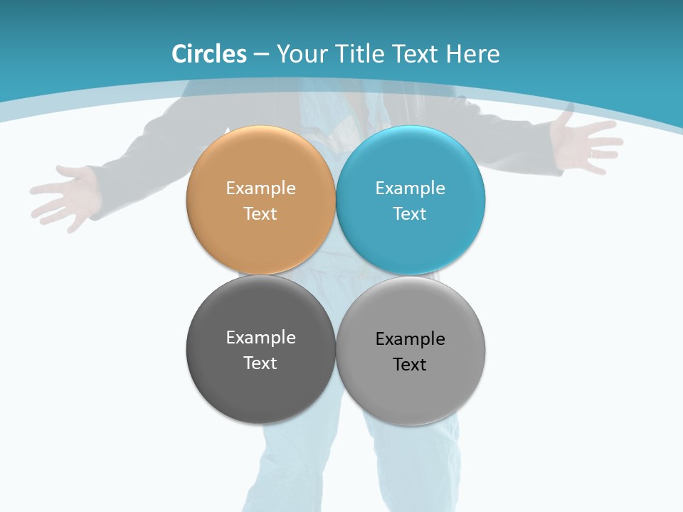 Trendy Bizarre Man PowerPoint Template