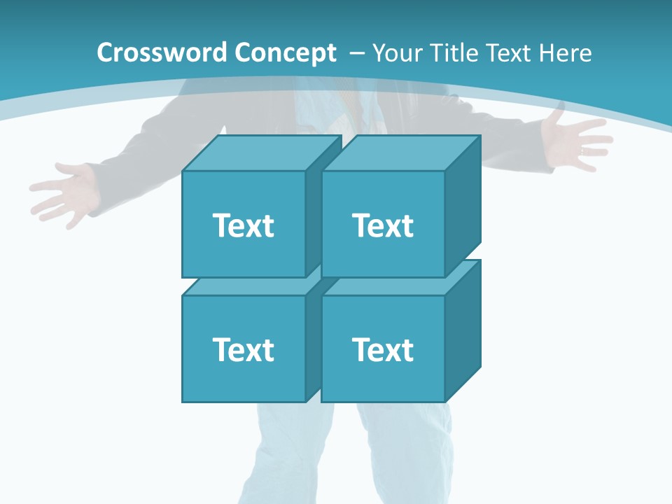 Trendy Bizarre Man PowerPoint Template