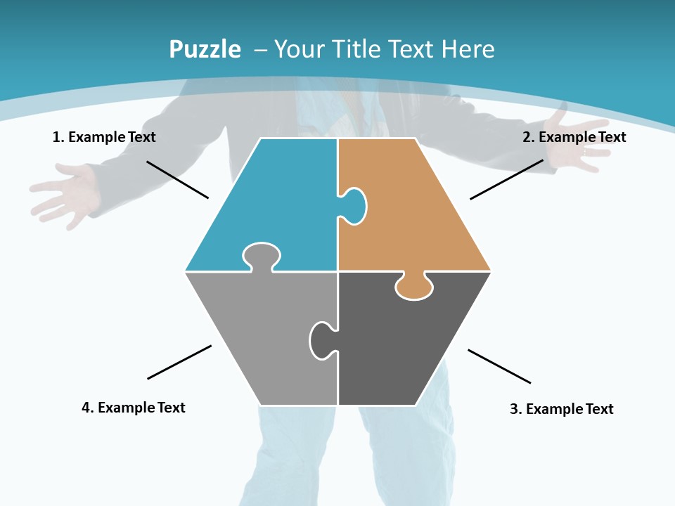 Trendy Bizarre Man PowerPoint Template