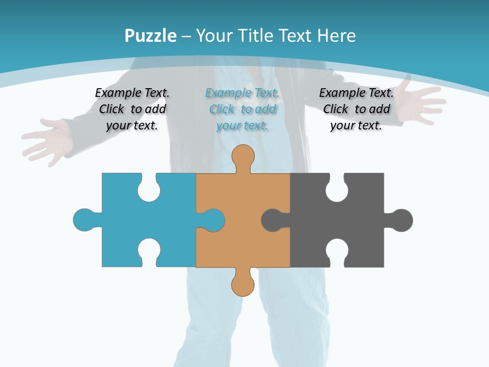 Trendy Bizarre Man PowerPoint Template