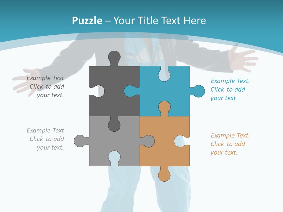 Trendy Bizarre Man PowerPoint Template