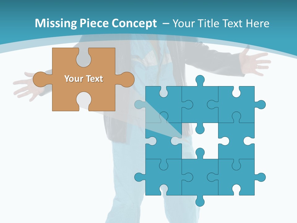 Trendy Bizarre Man PowerPoint Template