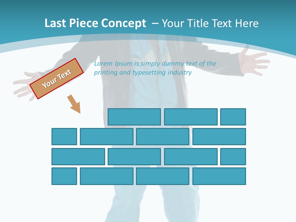 Trendy Bizarre Man PowerPoint Template