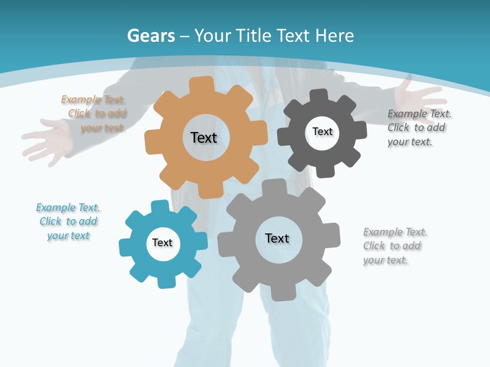 Trendy Bizarre Man PowerPoint Template