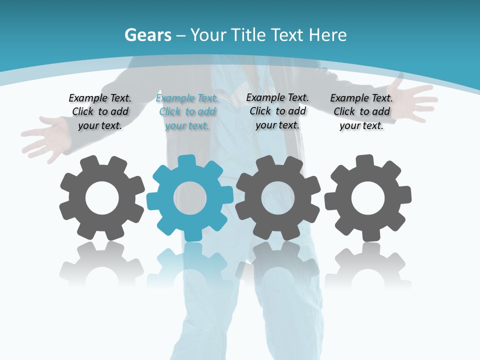 Trendy Bizarre Man PowerPoint Template