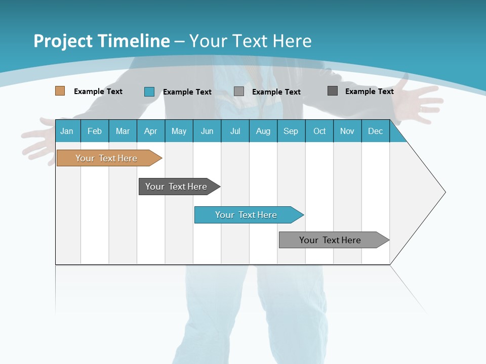 Trendy Bizarre Man PowerPoint Template