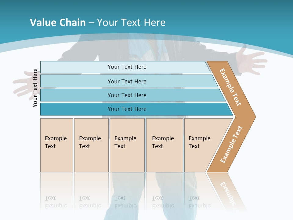 Trendy Bizarre Man PowerPoint Template