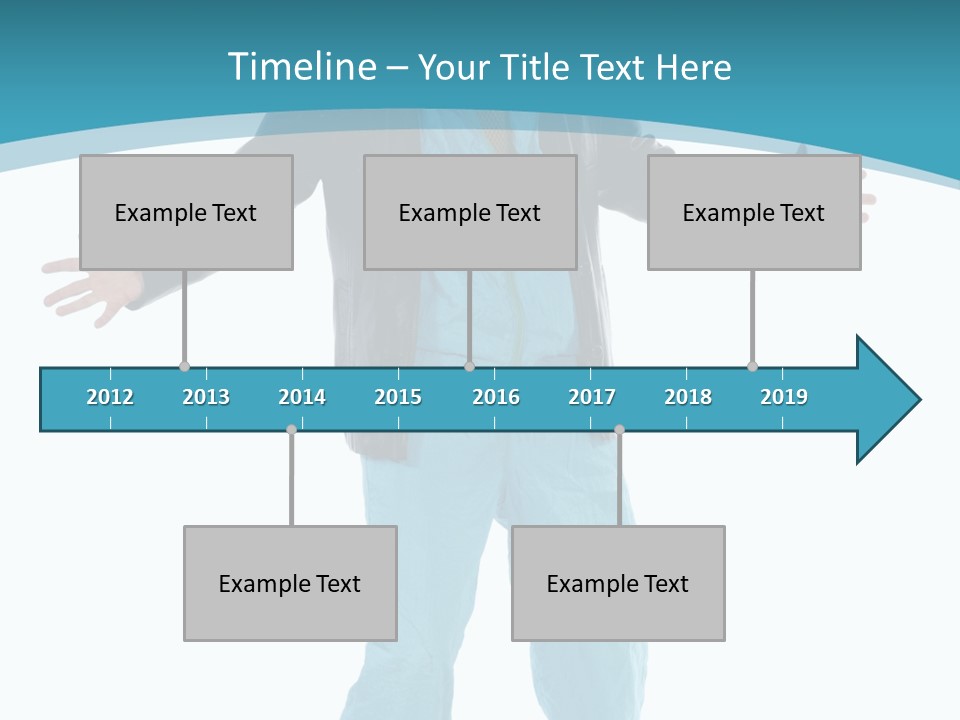 Trendy Bizarre Man PowerPoint Template