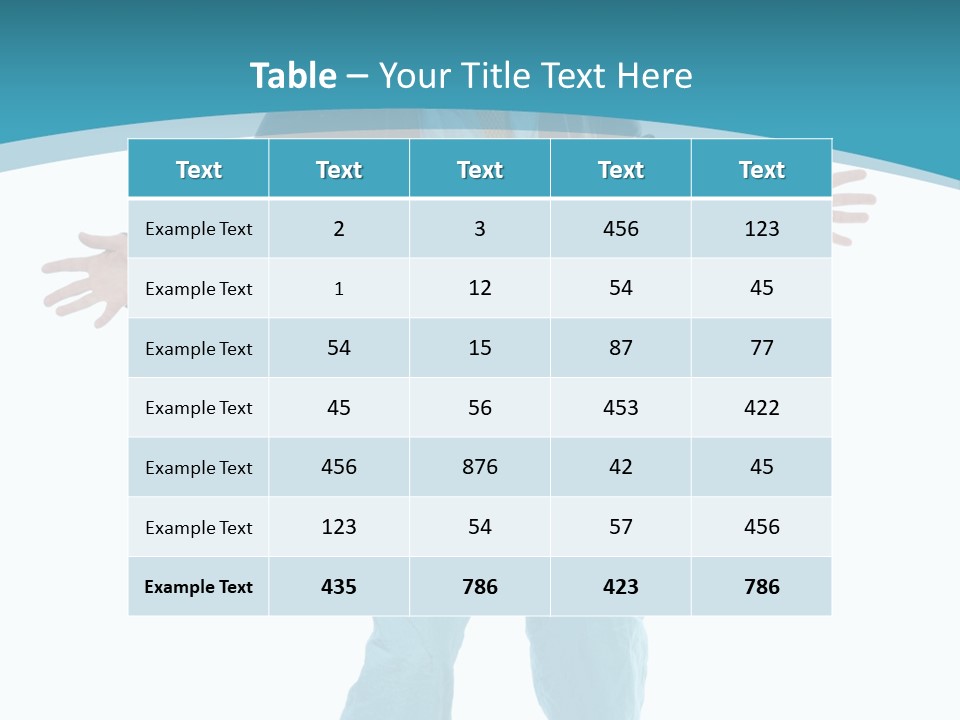 Trendy Bizarre Man PowerPoint Template