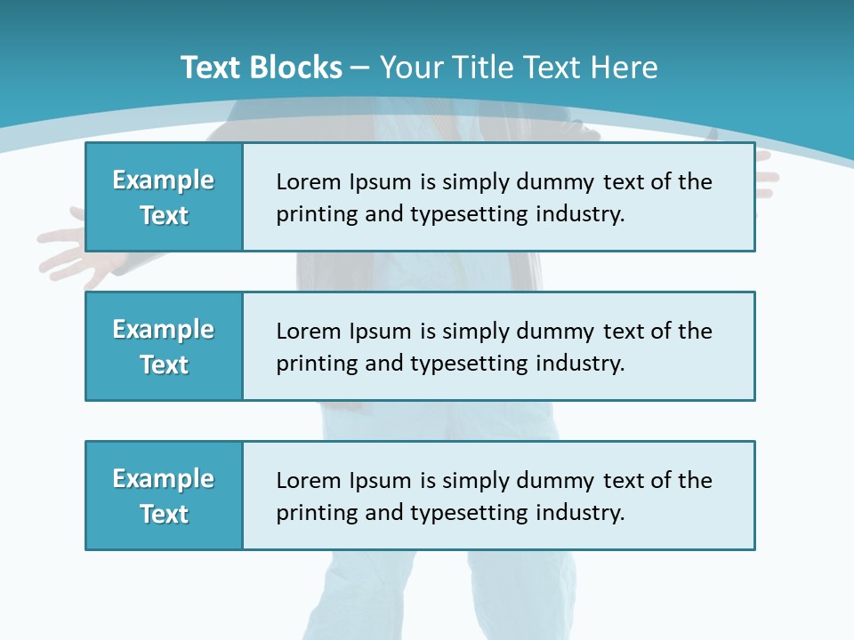 Trendy Bizarre Man PowerPoint Template