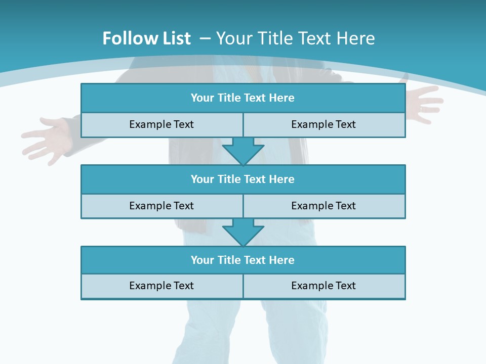 Trendy Bizarre Man PowerPoint Template
