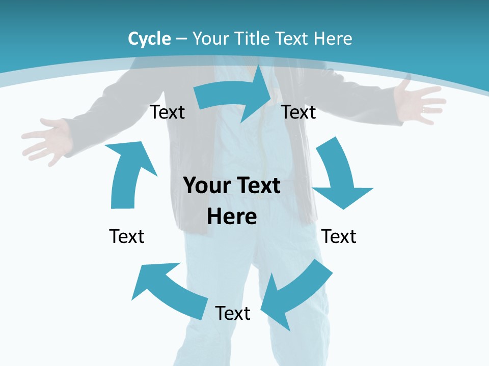 Trendy Bizarre Man PowerPoint Template