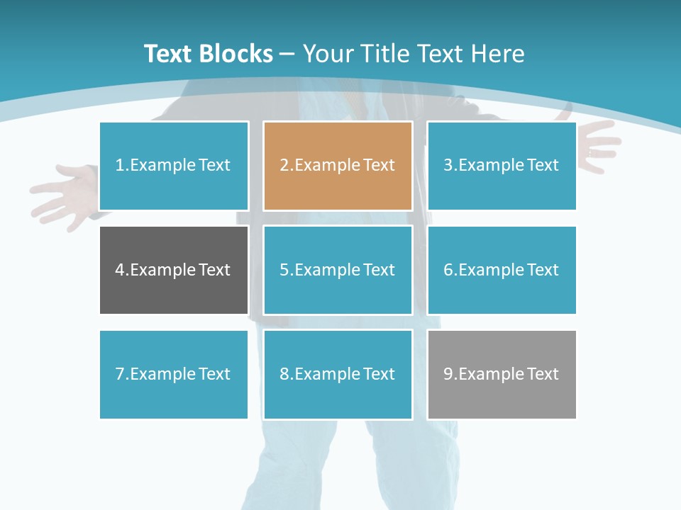 Trendy Bizarre Man PowerPoint Template