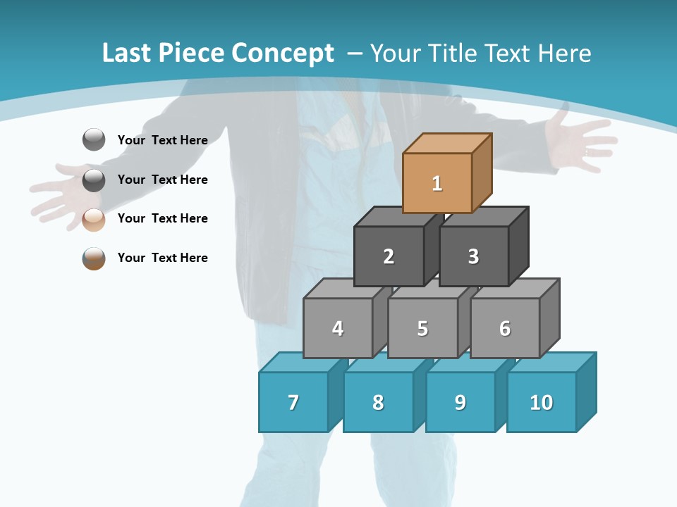 Trendy Bizarre Man PowerPoint Template