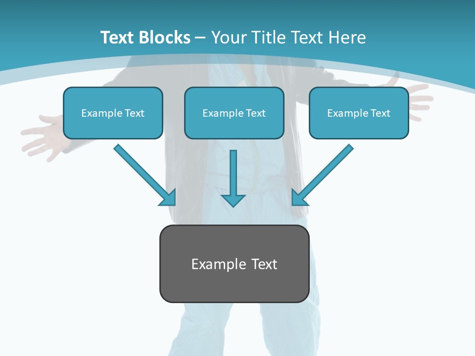 Trendy Bizarre Man PowerPoint Template