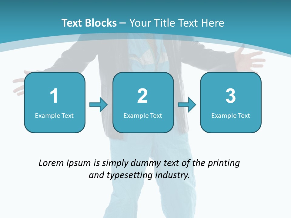 Trendy Bizarre Man PowerPoint Template