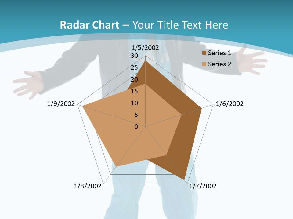 Trendy Bizarre Man PowerPoint Template